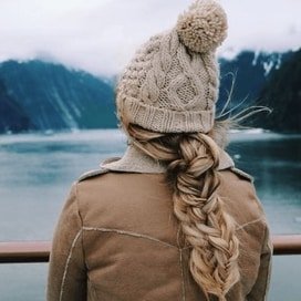 Girl in beanie